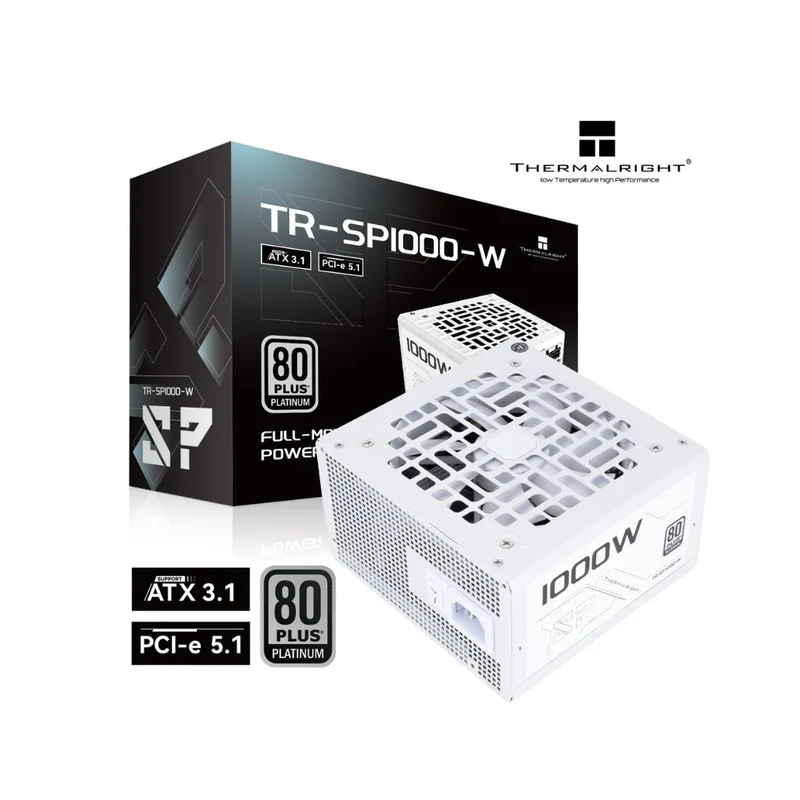 Alimentation 1000W 80 PLUS Platinum Full Modulaire (ATX 3.1 / PCIe 5.1) Thermalright TR-SP1000-W