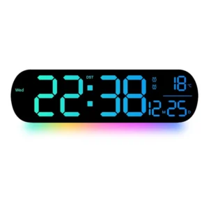 Horloge murale numérique LED RGB 6651R