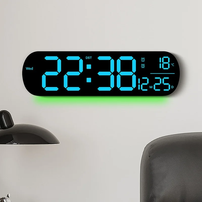 Horloge murale numérique LED RGB 6651R – Image 4