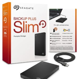 Boitier Disque Dur Externe Portable Seagate Backup Plus Slim