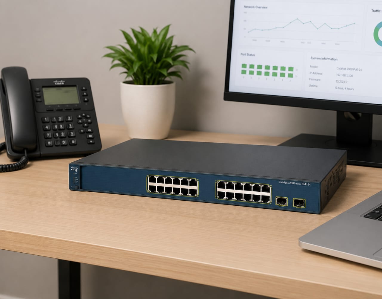 Switch CISCO Catalyst 3560 Series PoE-24 – Image 2