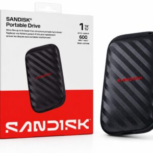 Disque Dur SSD Externe SanDisk 1 To – Jusqu'à 600 Mo/s