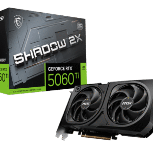 Carte Graphique MSI GeForce RTX 5060 Ti SHADOW 2X OC – 16GB GDDR7