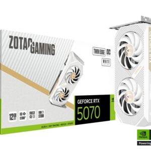 Carte graphique ZOTAC GAMING GeForce RTX 5070 Ti Solid OC White Edition – 12 GB GDDR7