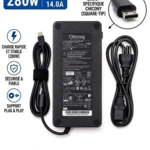 Chargeur PC portable Gaming 280W 20V 14A