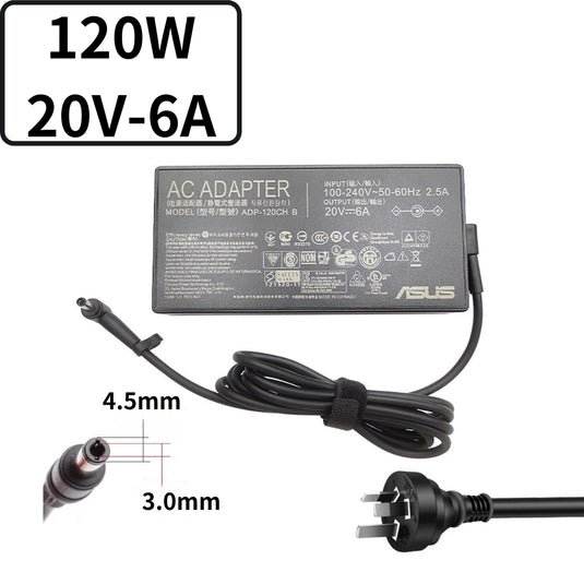 Chargeur ASUS 120W 20V 6A, ,Pour Pc Connecteur Dc 4.5×3.0mm – Image 2