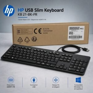 Clavier Filaire HP USB AZERTY  Keyboard BK-FR