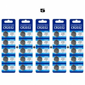 Pack de 5X Piles lithium CR2032 3V pour BIOS/CMOS
