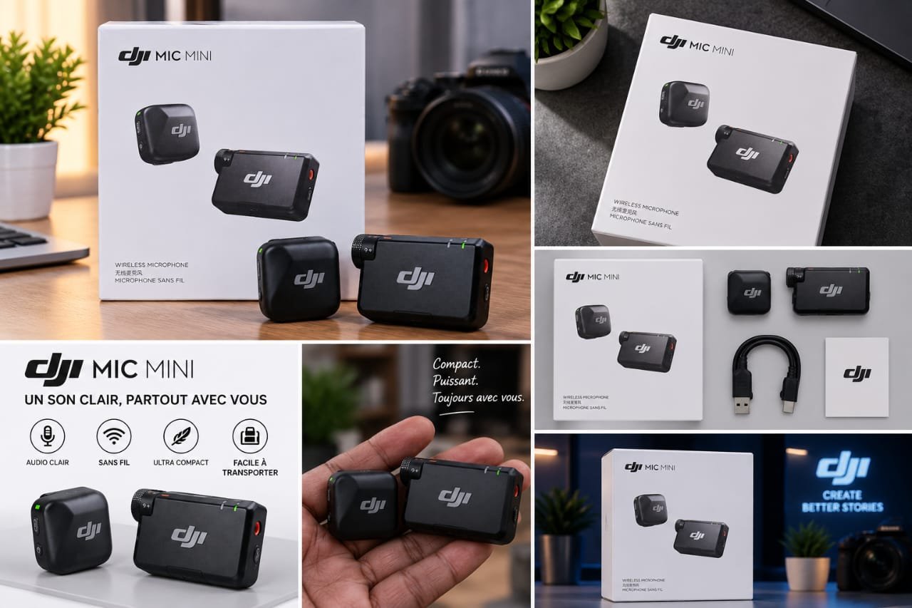 Microphone Sans Fil DJI Mic Mini, Compact pour Smartphone et Caméra – Image 4