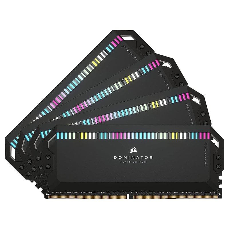 RAM Corsair 64 Go (4×16 Go) 6400 MHz PC RGB DDR5 Bureau Dominator Platinum – Image 2
