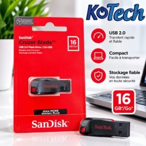 Clé USB SanDisk Cruzer Blade 16 Go USB 2.