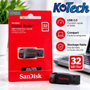 Clé USB SanDisk Cruzer Blade 32 Go USB 2.0