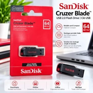 SanDisk Cruzer Blade 64 GB, USB 2.0 Flash Drive
