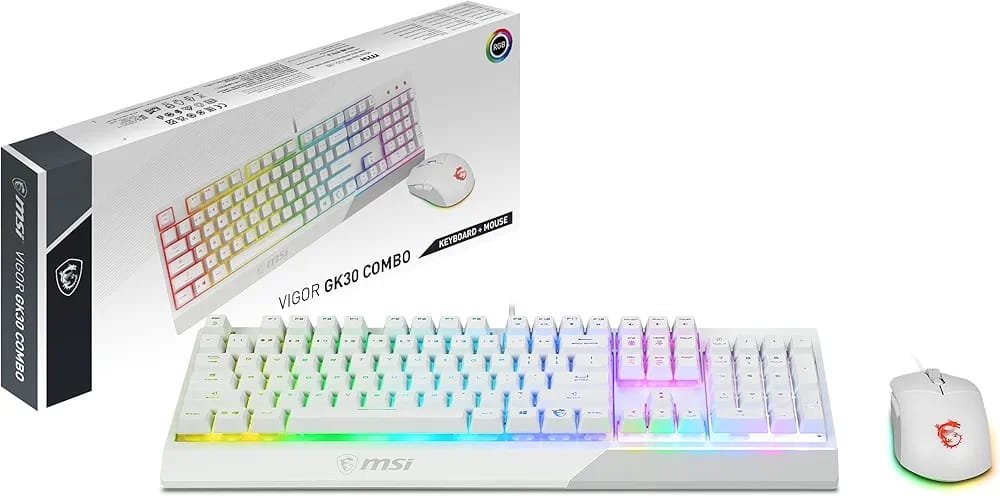 Clavier Gaming RGB + Souris Filaire MSI VIGOR GK30 COMBO-QWERTY – Image 2