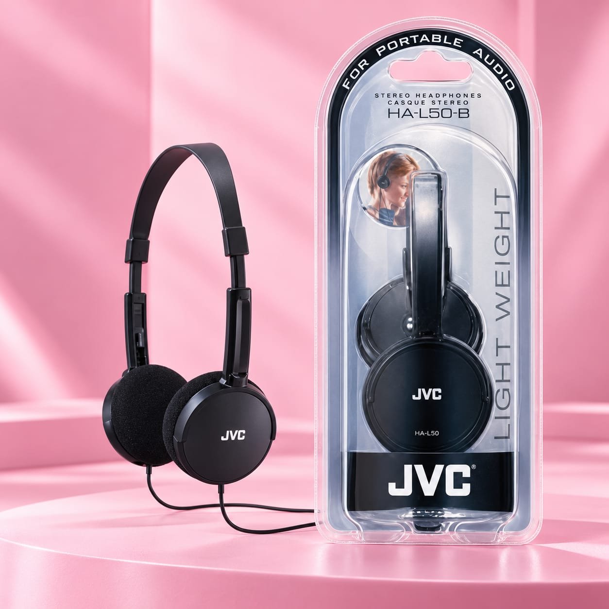 Casque audio filaire JVC HA-L50-B Prise jack 3,5 mm – Image 2