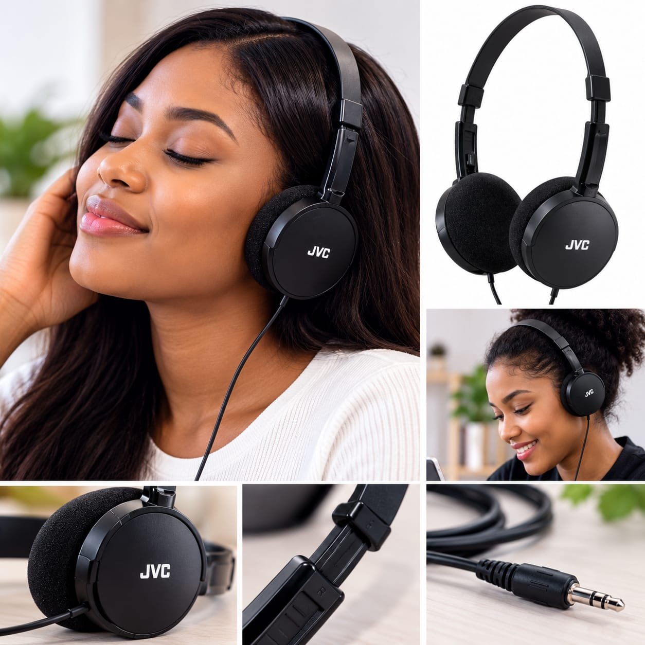 Casque audio filaire JVC HA-L50-B Prise jack 3,5 mm – Image 3
