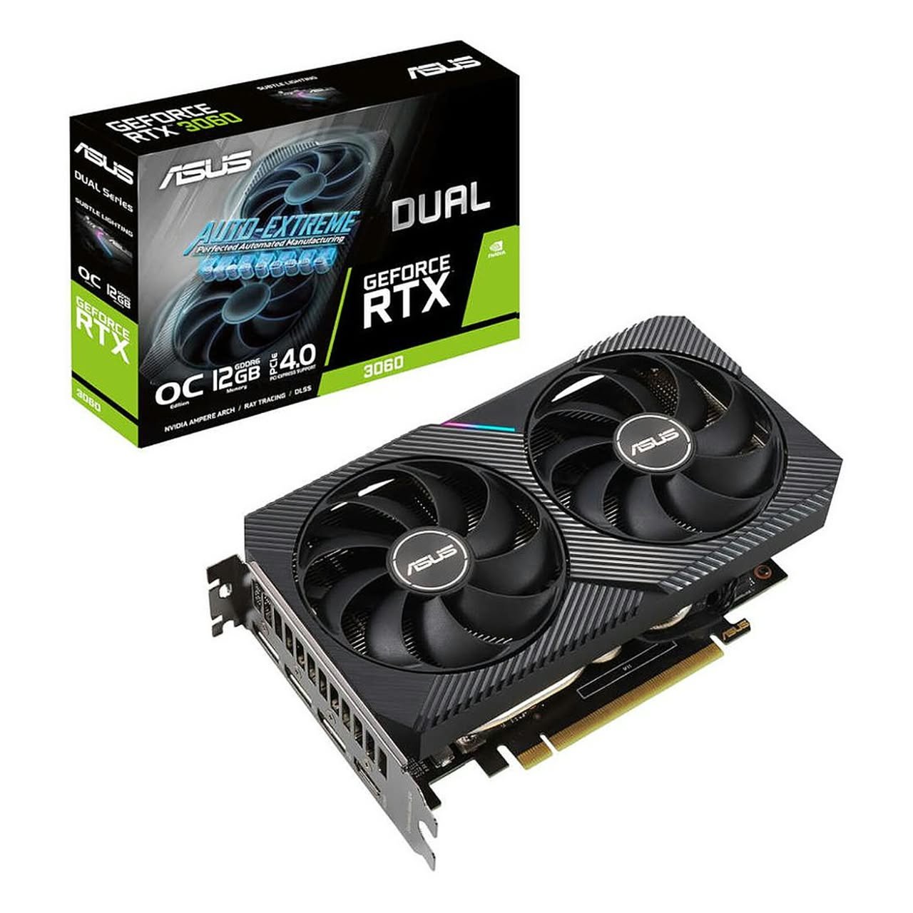Carte graphique ASUS Dual GeForce RTX 3060 OC 12 Go GDDR6 PCIe 4.0 – Image 2