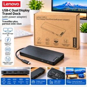 Dock Lenovo USB-C Dual Display Travel