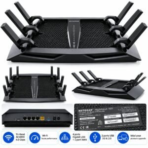 Routeur Wi-Fi NETGEAR Nighthawk X6S AC4000 R8000P, Tri-Band